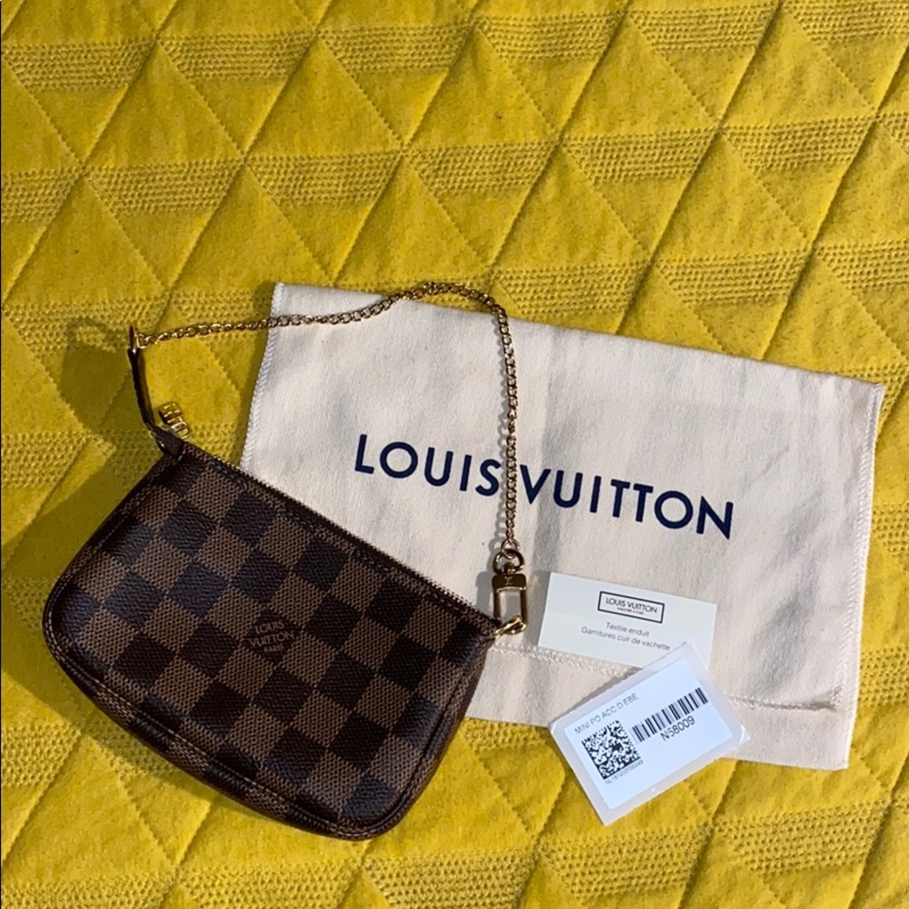Louis Vuitton mini pochette night damier ebene - Picture 2 of 10